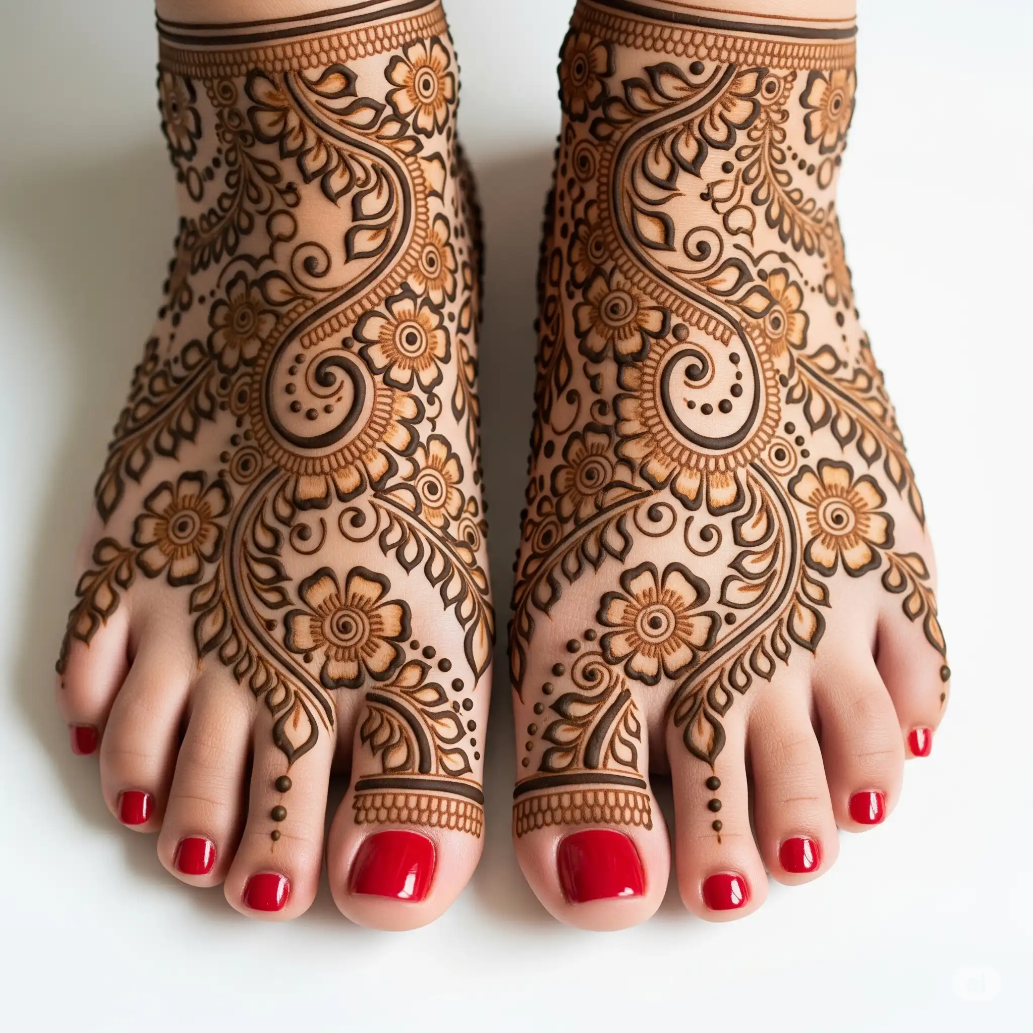 Leg mehndi design 118 Leg mehndi design 118