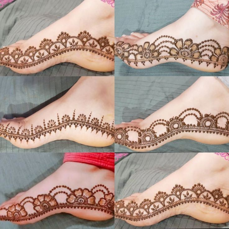 Leg mehndi design 14 Leg mehndi design 14