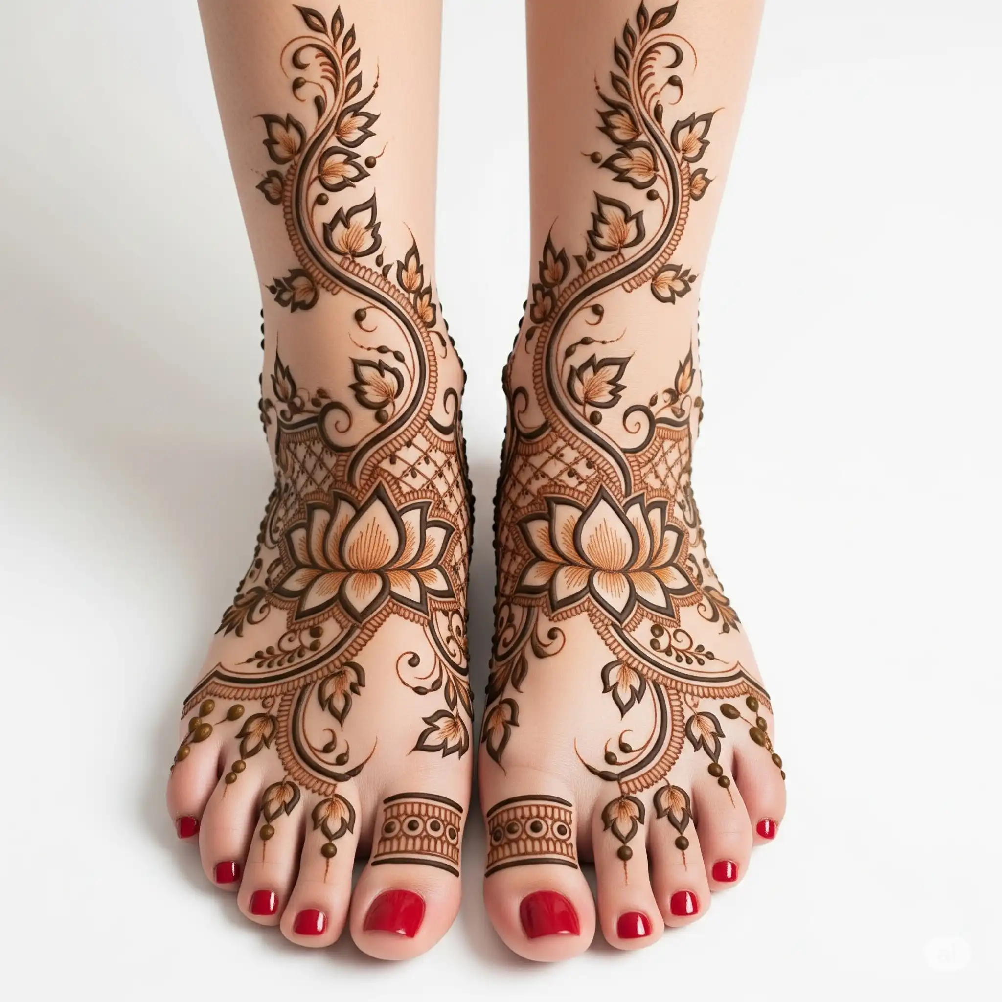 Leg mehndi design 140 Leg mehndi design 140