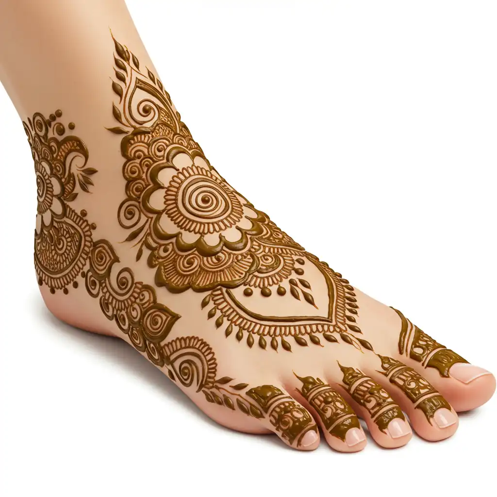 Leg mehndi design 150 Leg mehndi design 150