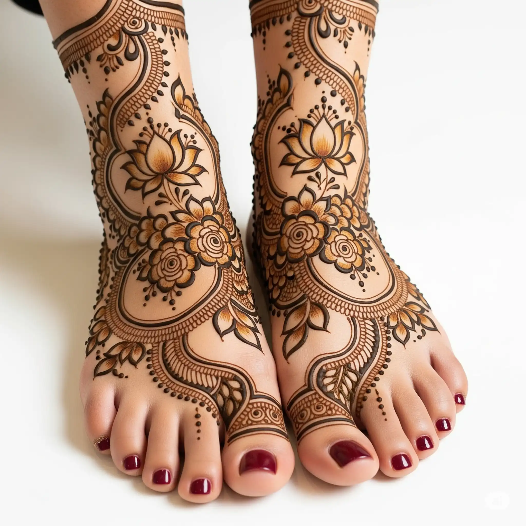 Leg mehndi design 151 Leg mehndi design 151