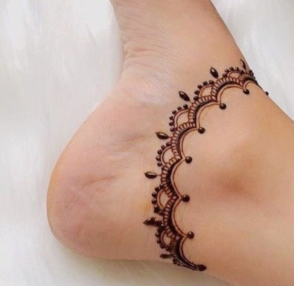 Leg mehndi design 16 Leg mehndi design 16