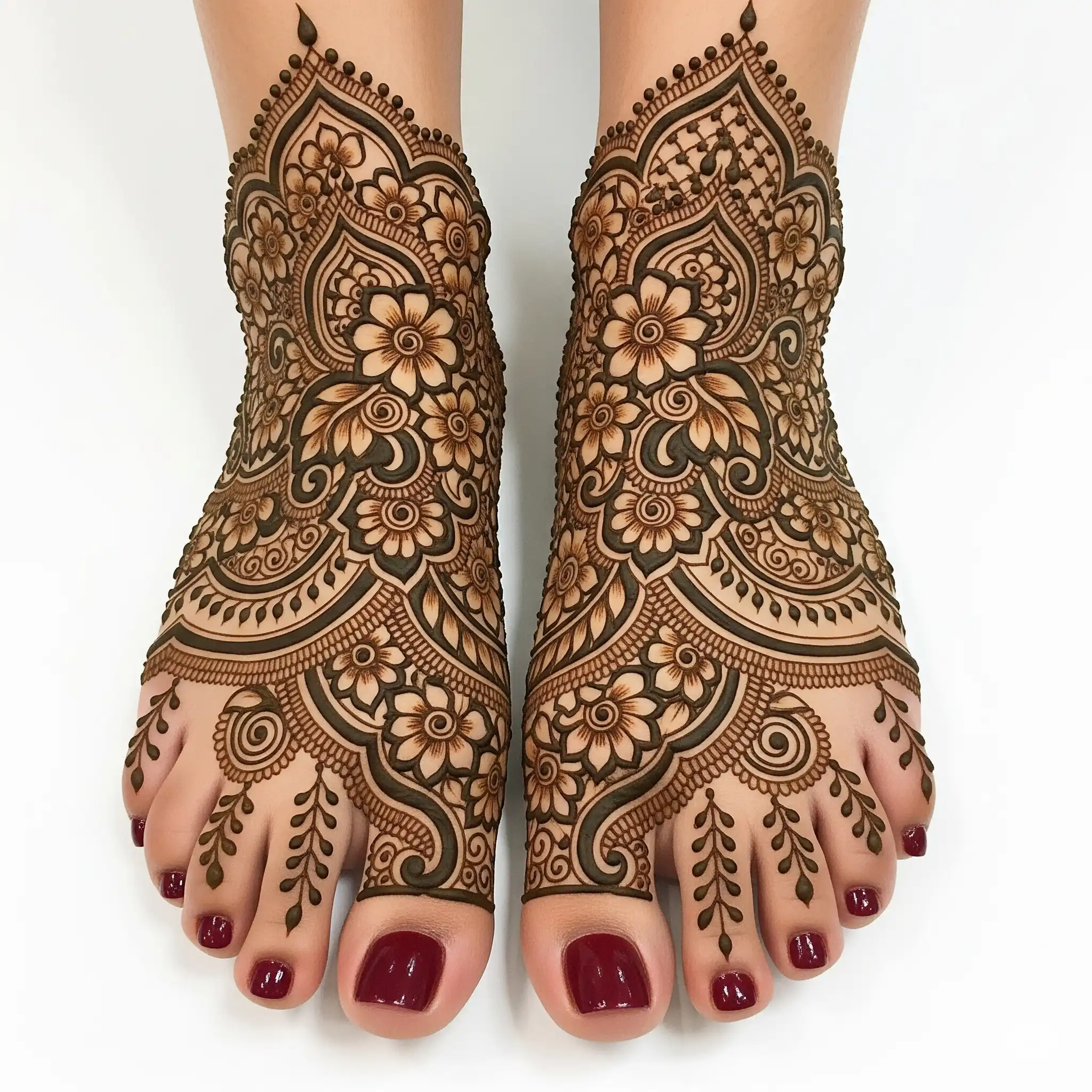 Leg mehndi design 165 Leg mehndi design 165