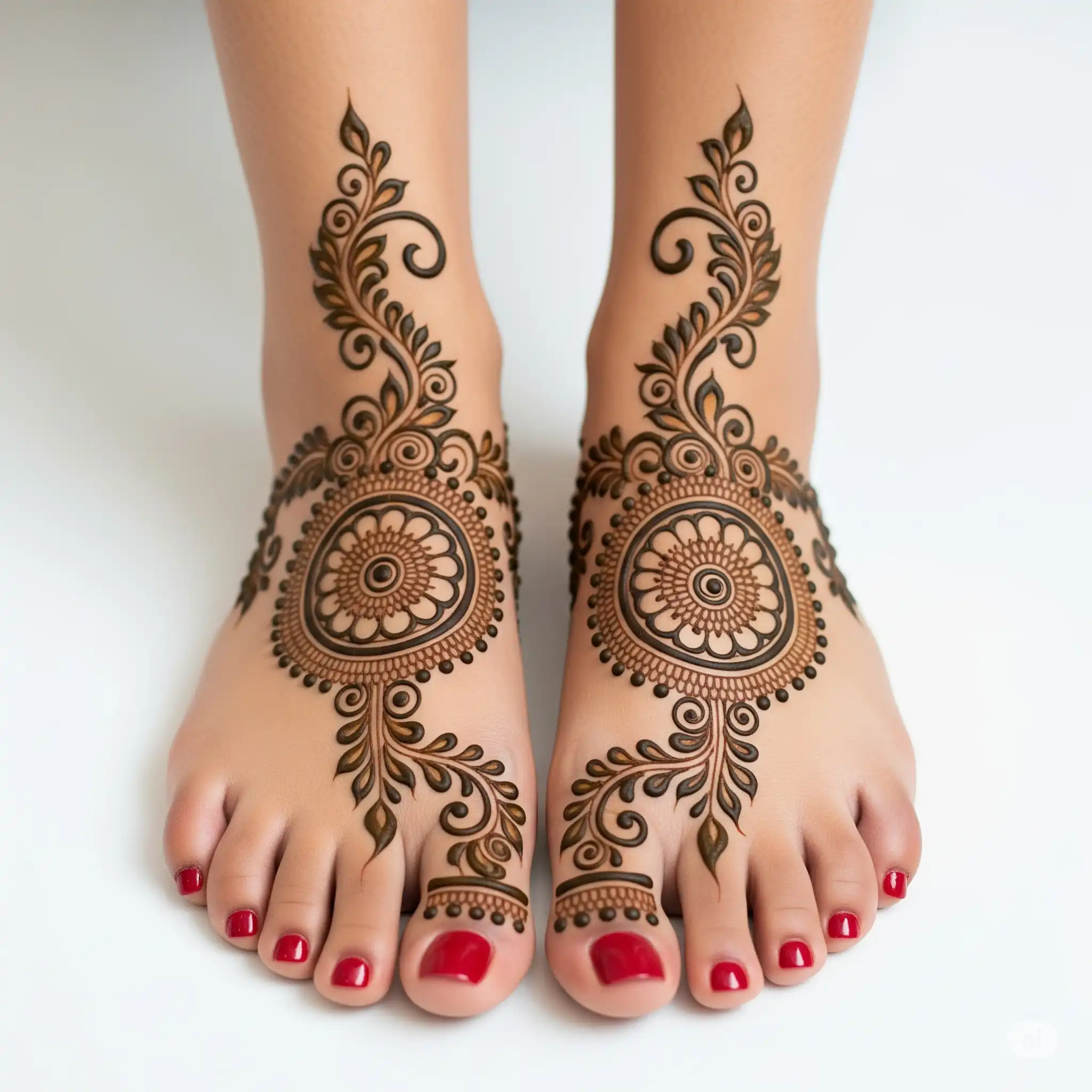 Leg mehndi design 167 Leg mehndi design 167