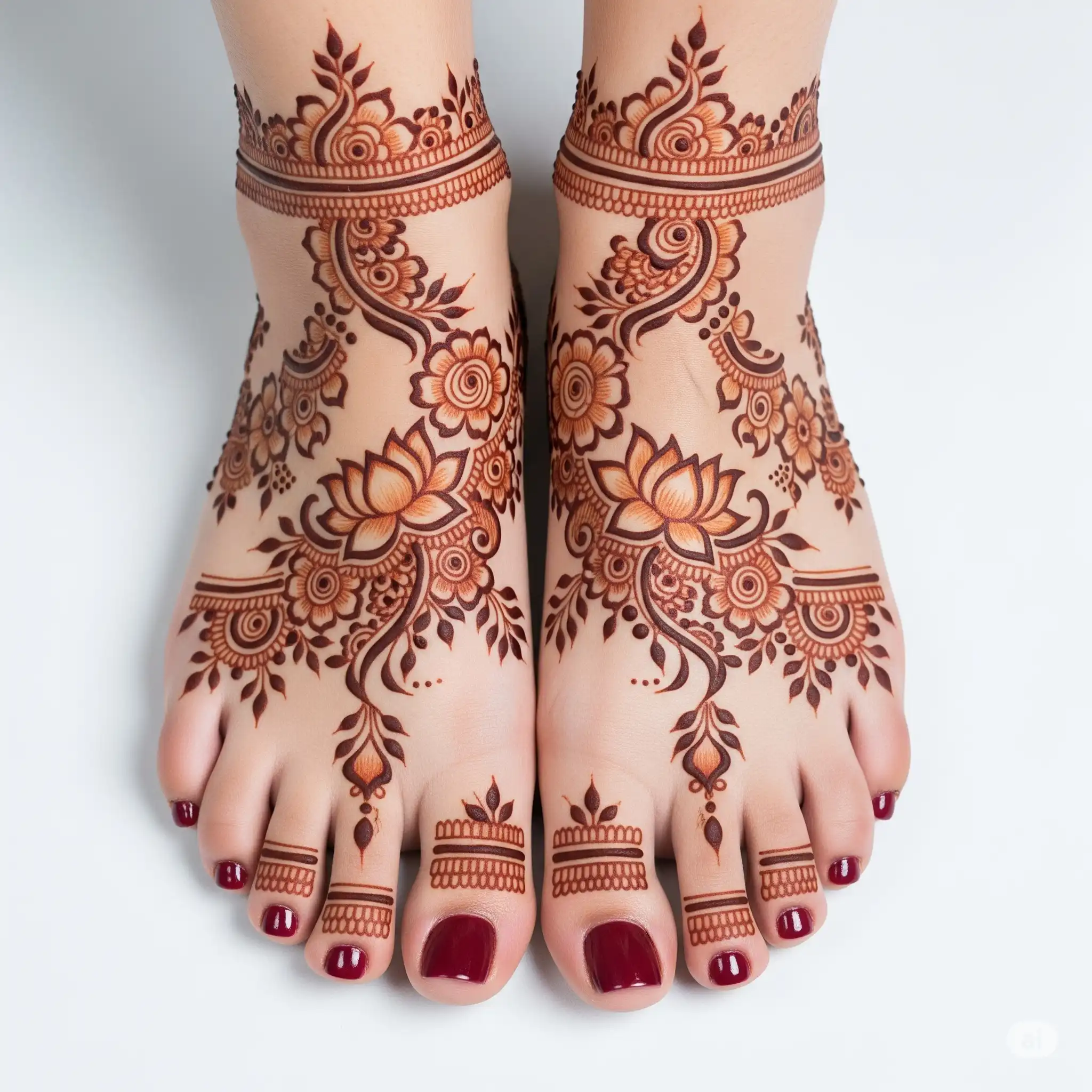 Leg mehndi design 169 Leg mehndi design 169
