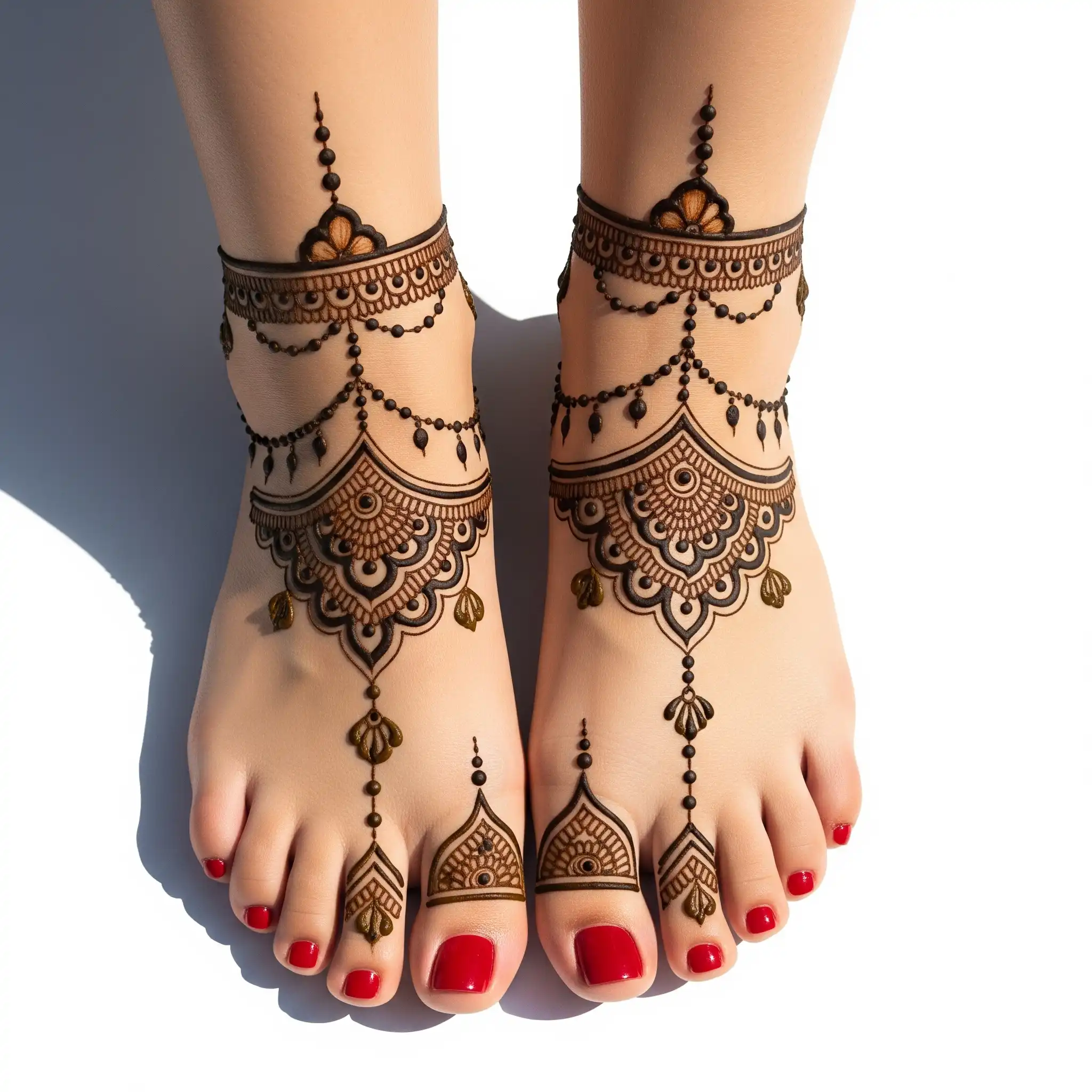 Leg mehndi design 173 Leg mehndi design 173