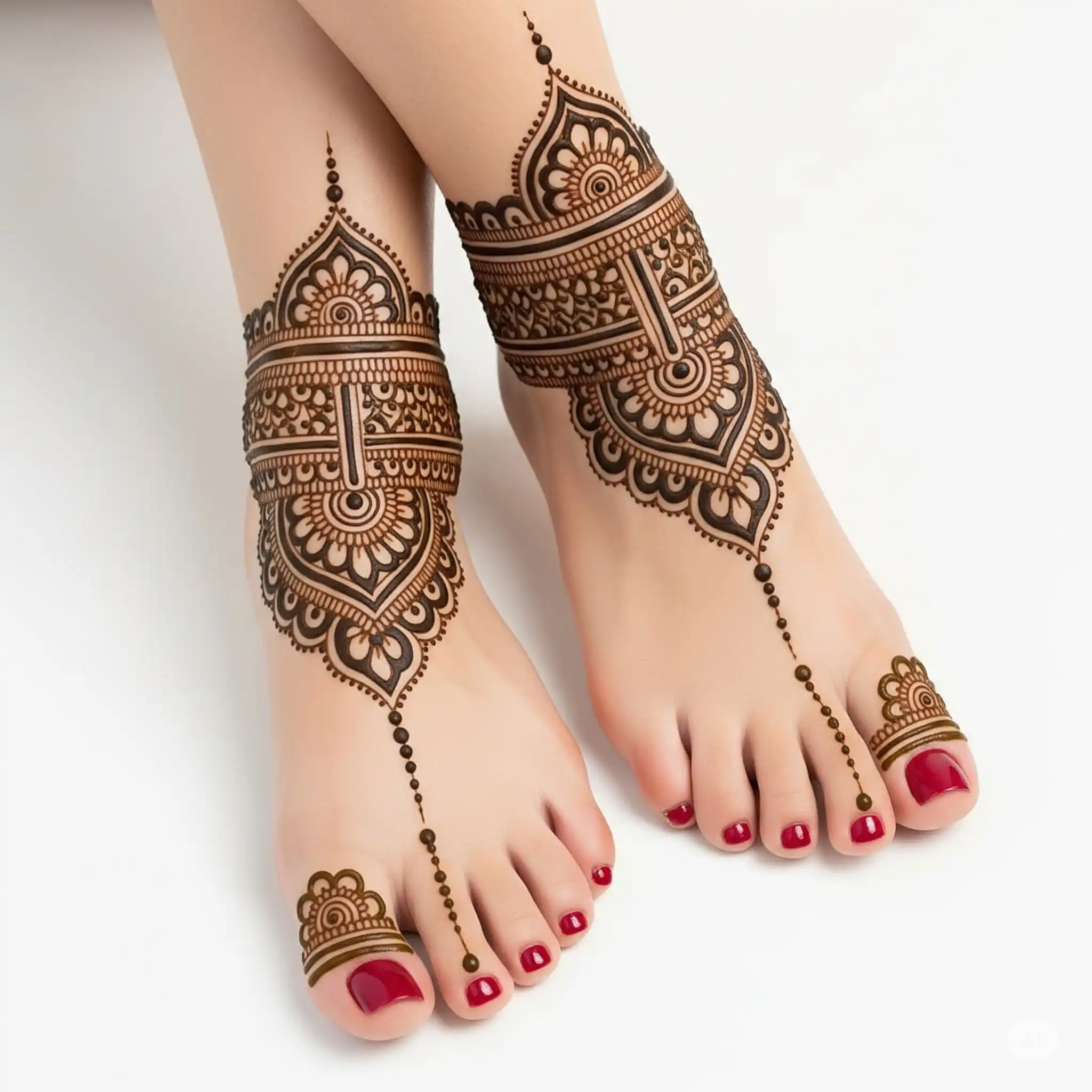 Leg mehndi design 176 Leg mehndi design 176