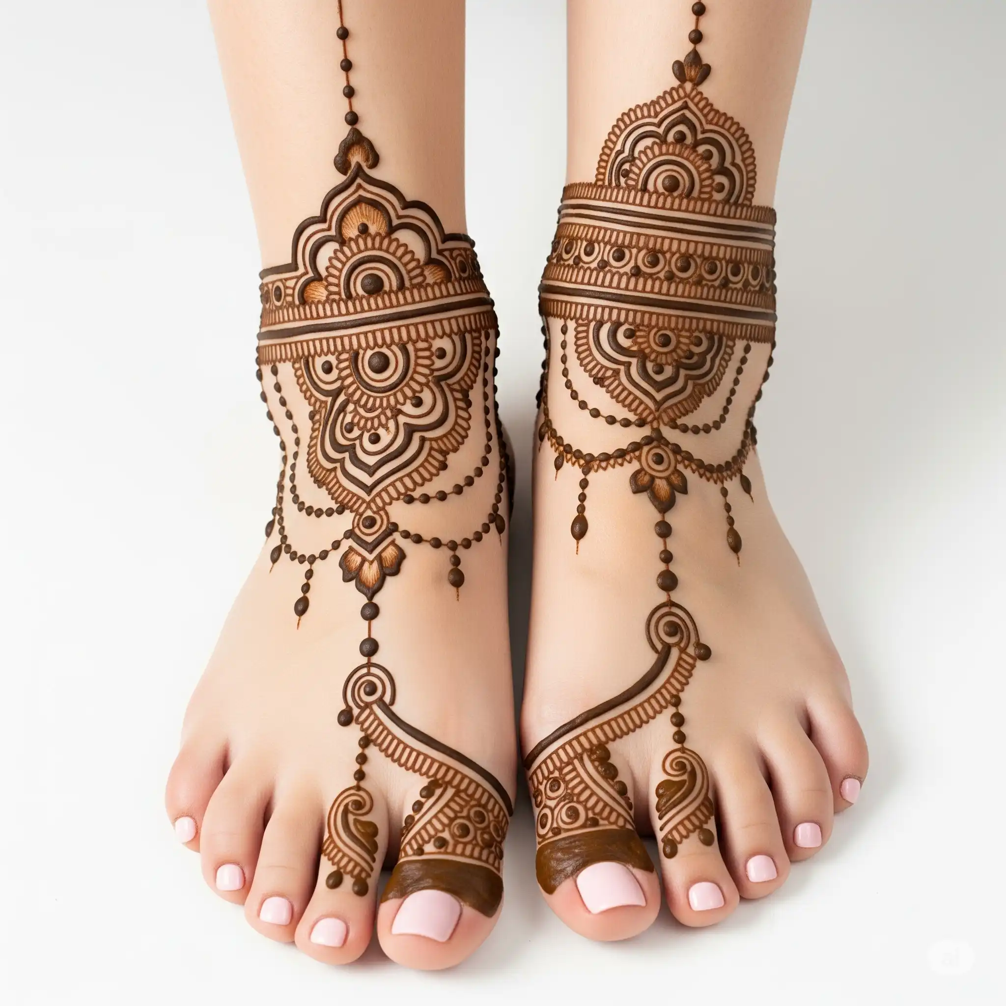 Leg mehndi design 177 Leg mehndi design 177