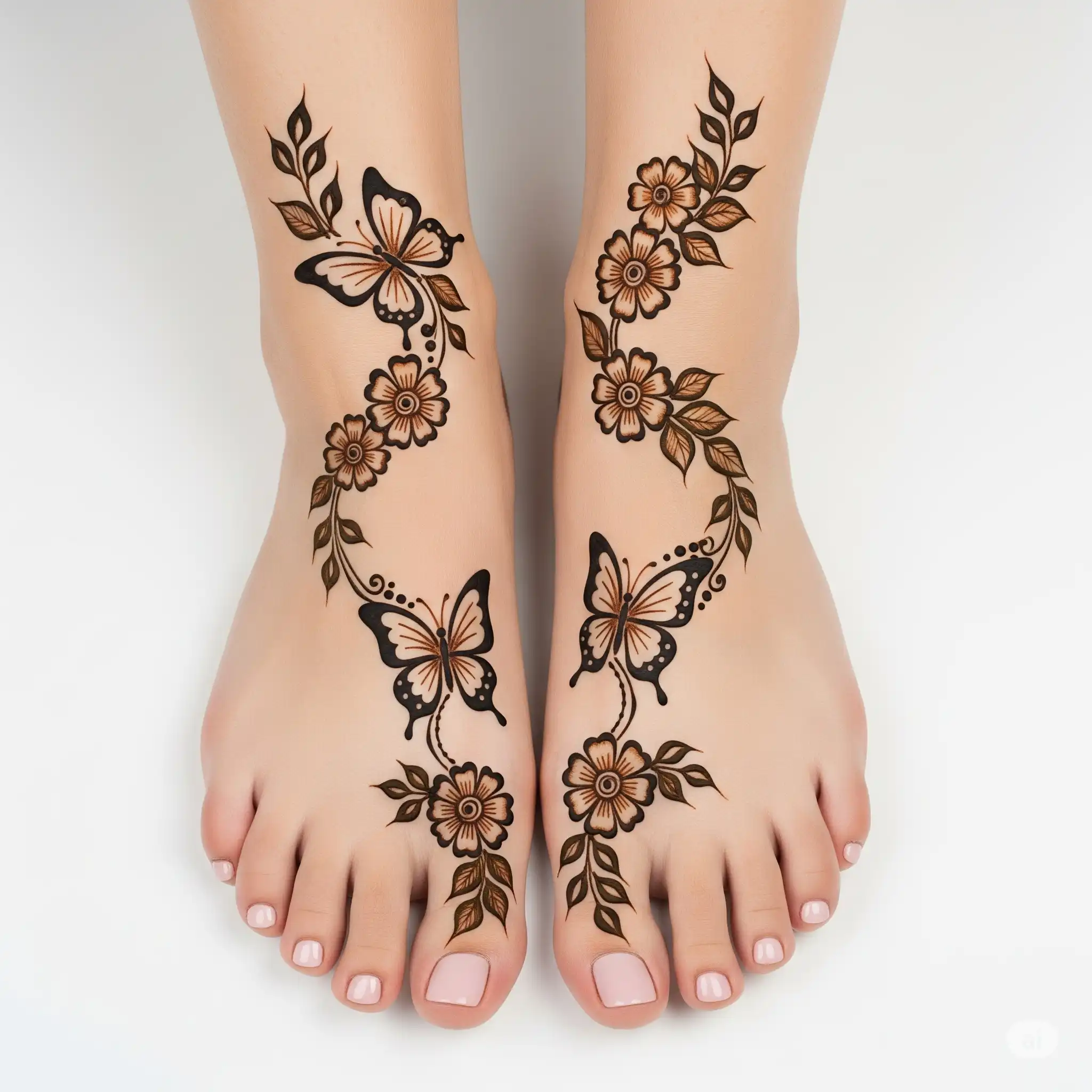Leg mehndi design 178 Leg mehndi design 178