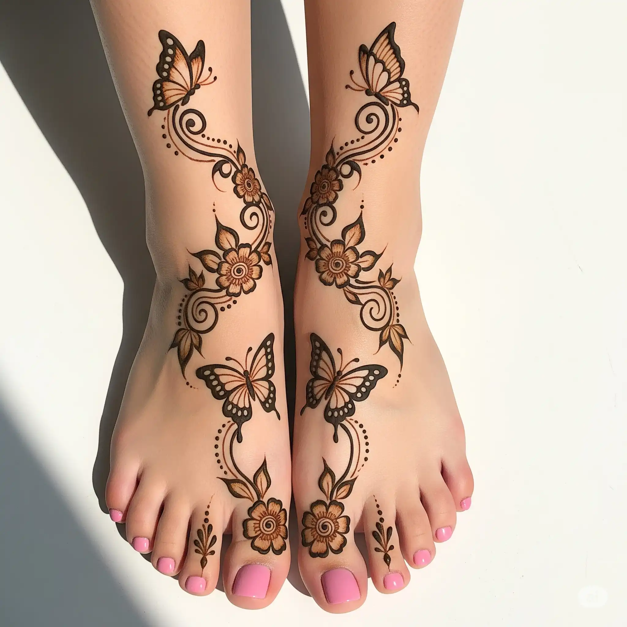 Leg mehndi design 179 Leg mehndi design 179
