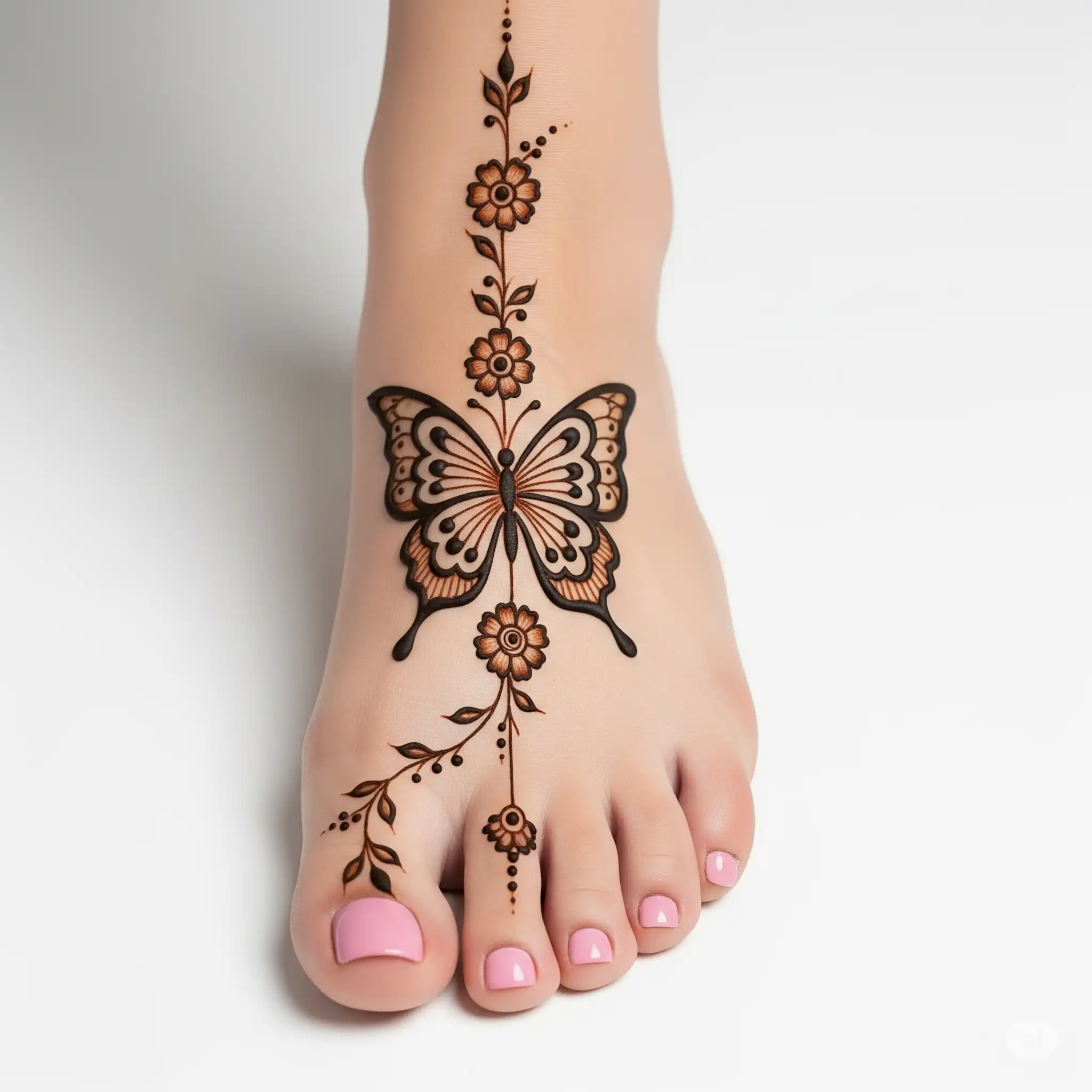 Leg mehndi design 182 Leg mehndi design 182