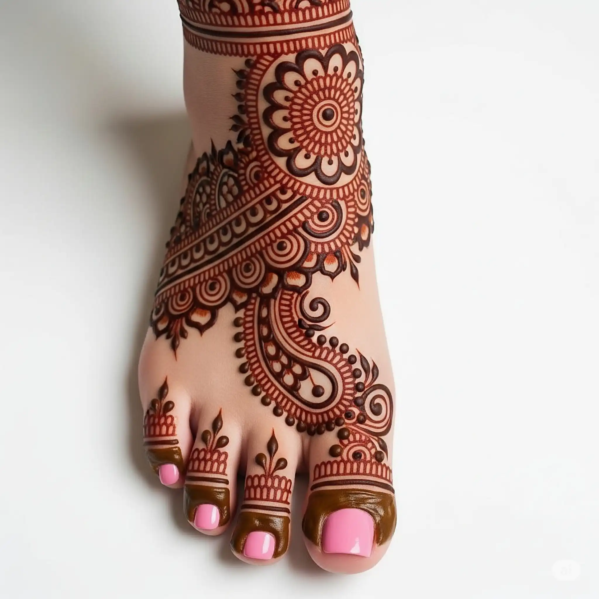 Leg mehndi design 186 Leg mehndi design 186