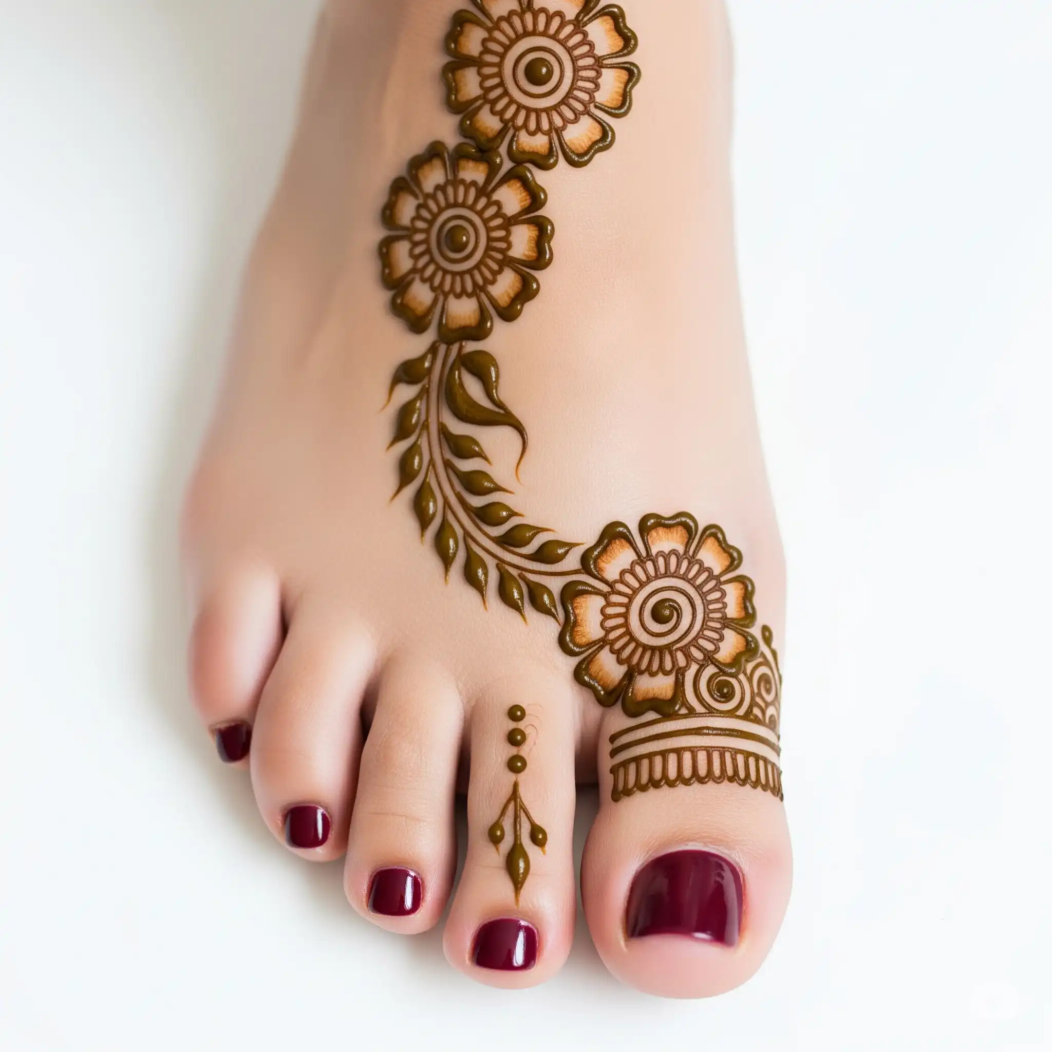 Leg mehndi design 190 Leg mehndi design 190