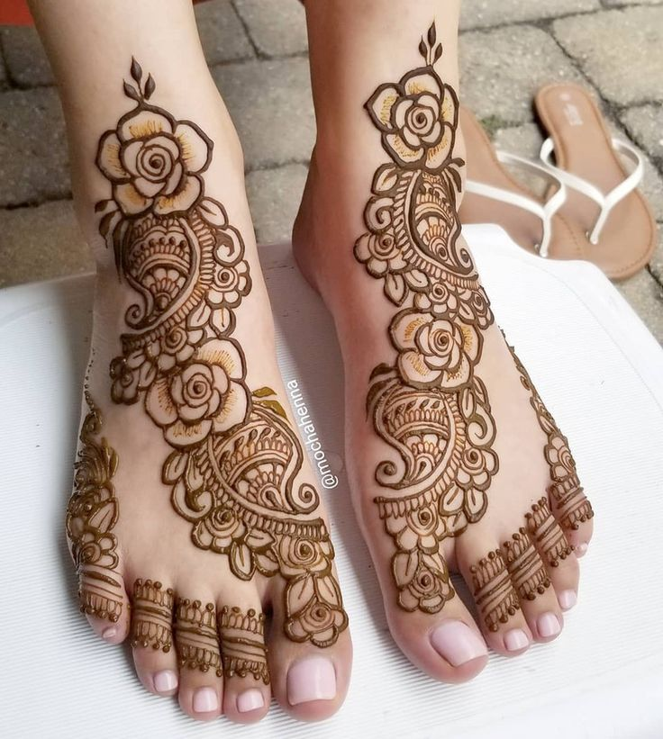Leg mehndi design 2 Leg mehndi design 2