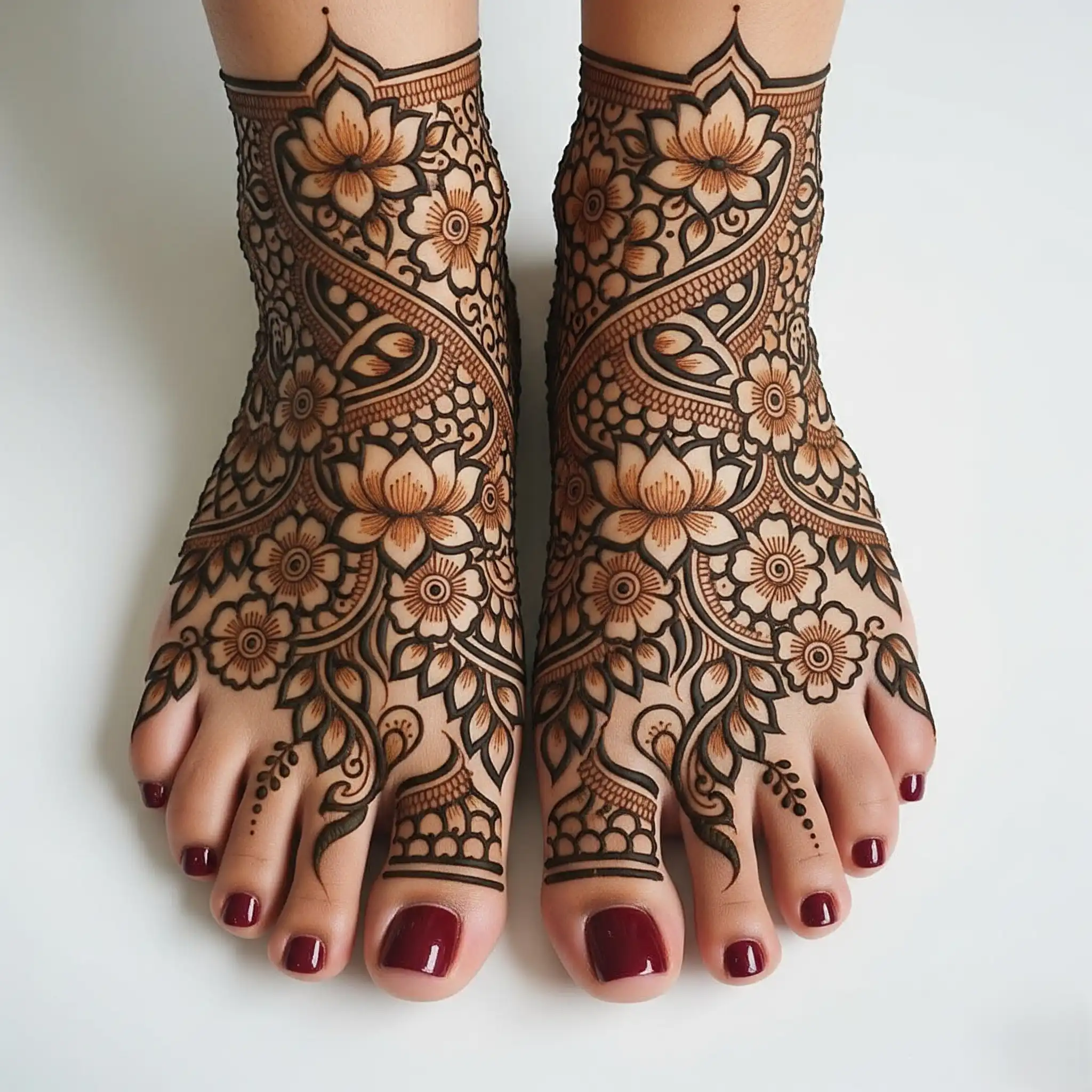 Leg mehndi design 218 Leg mehndi design 218