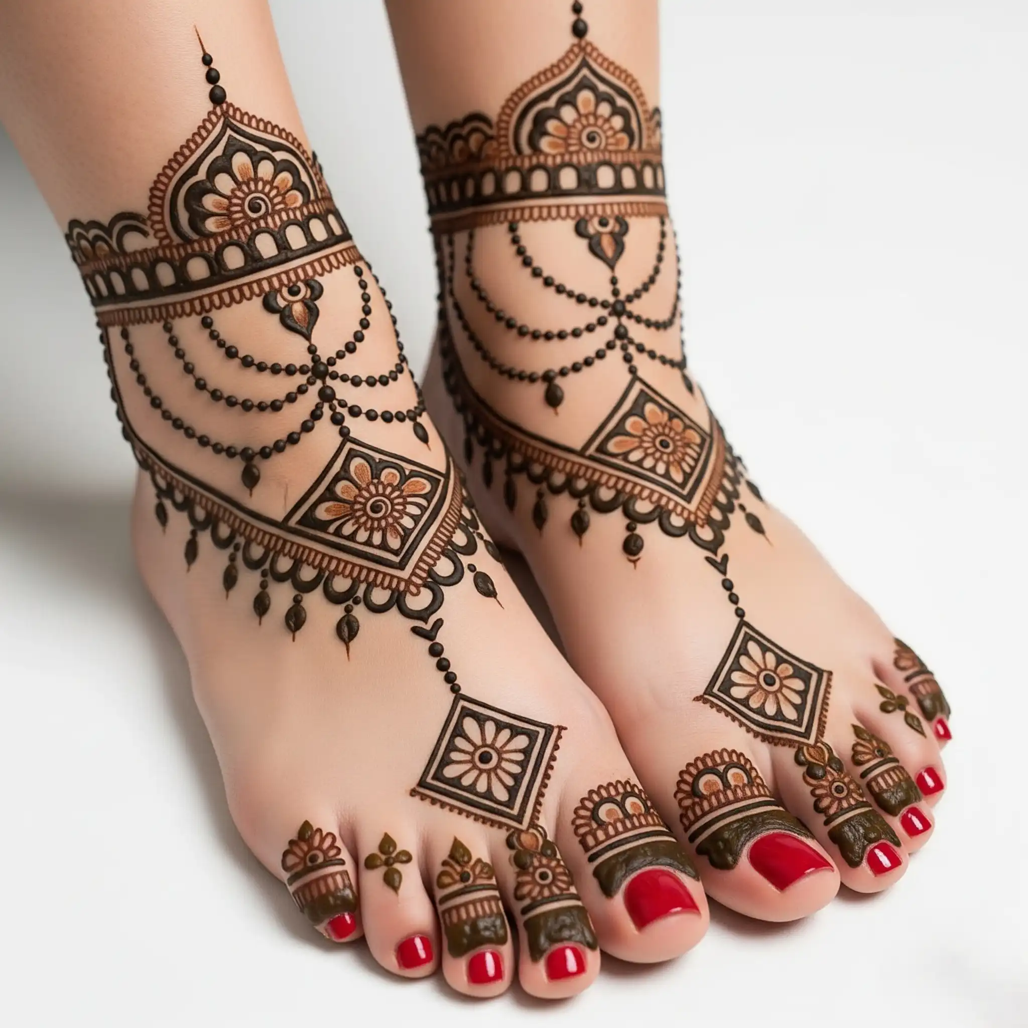 Leg mehndi design 229 Leg mehndi design 229