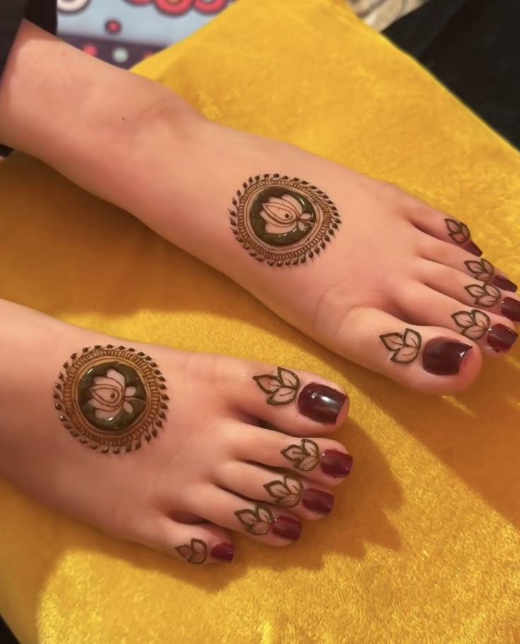 Leg mehndi design 23 Leg mehndi design 23