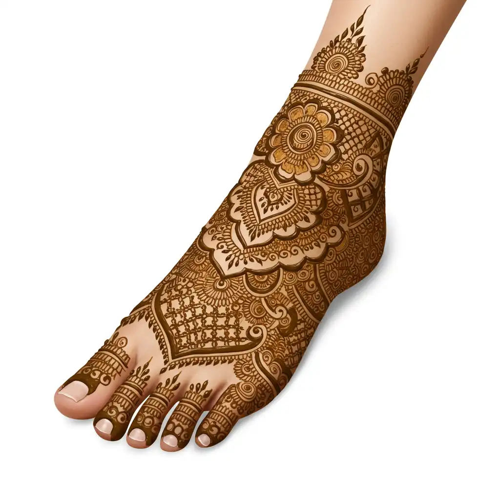 Leg mehndi design 250 Leg mehndi design 250