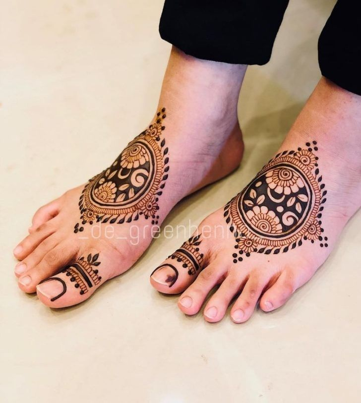 Leg mehndi design 31 Leg mehndi design 31