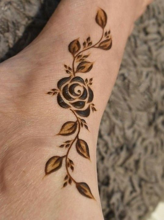 Leg mehndi design 45 Leg mehndi design 45