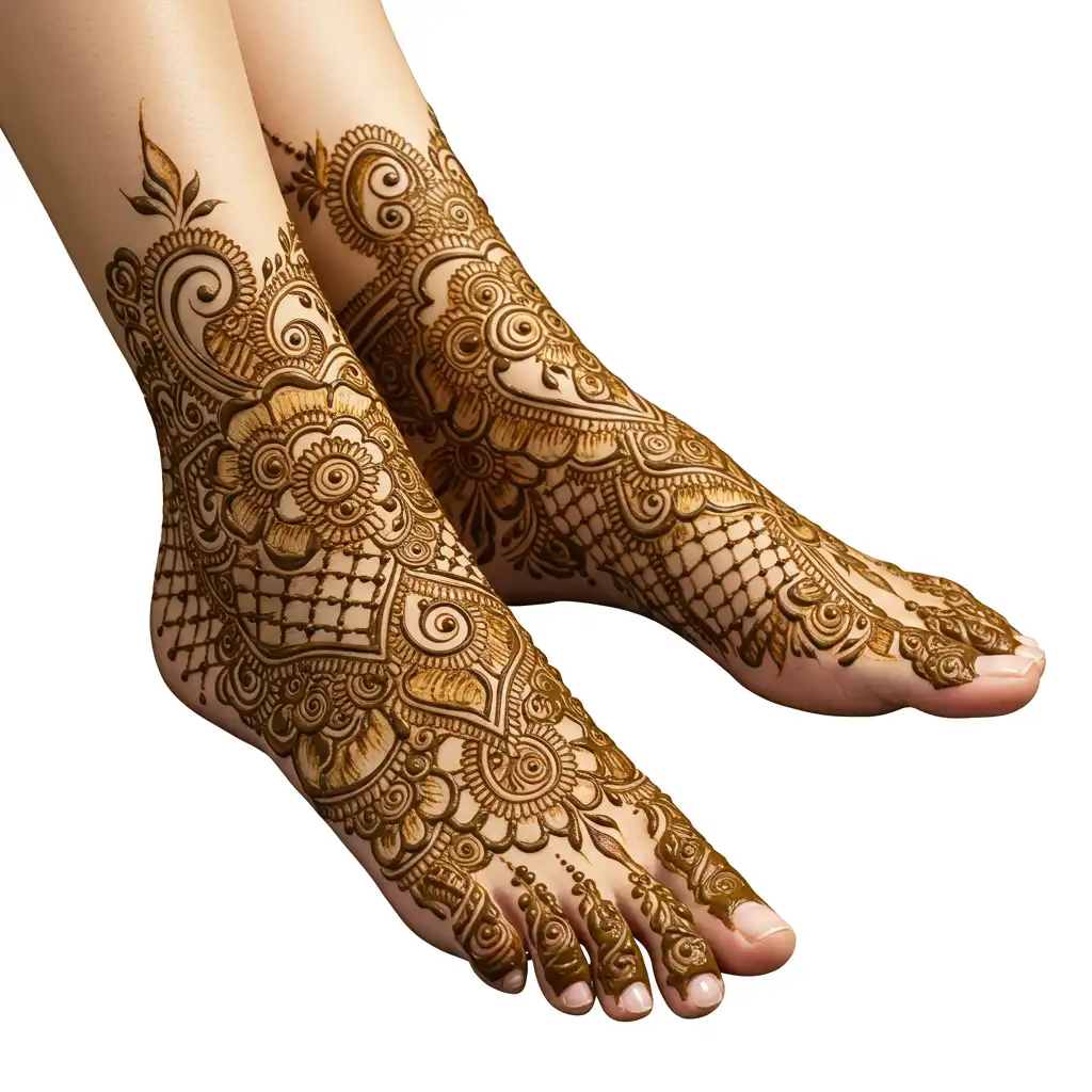 Leg mehndi design 60 Leg mehndi design 60