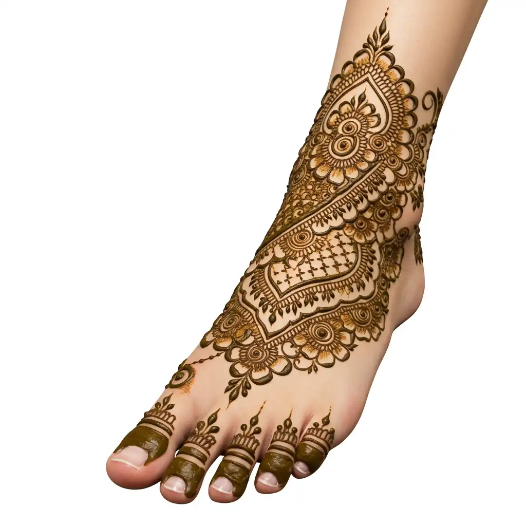 Leg mehndi design 75 Leg mehndi design 75