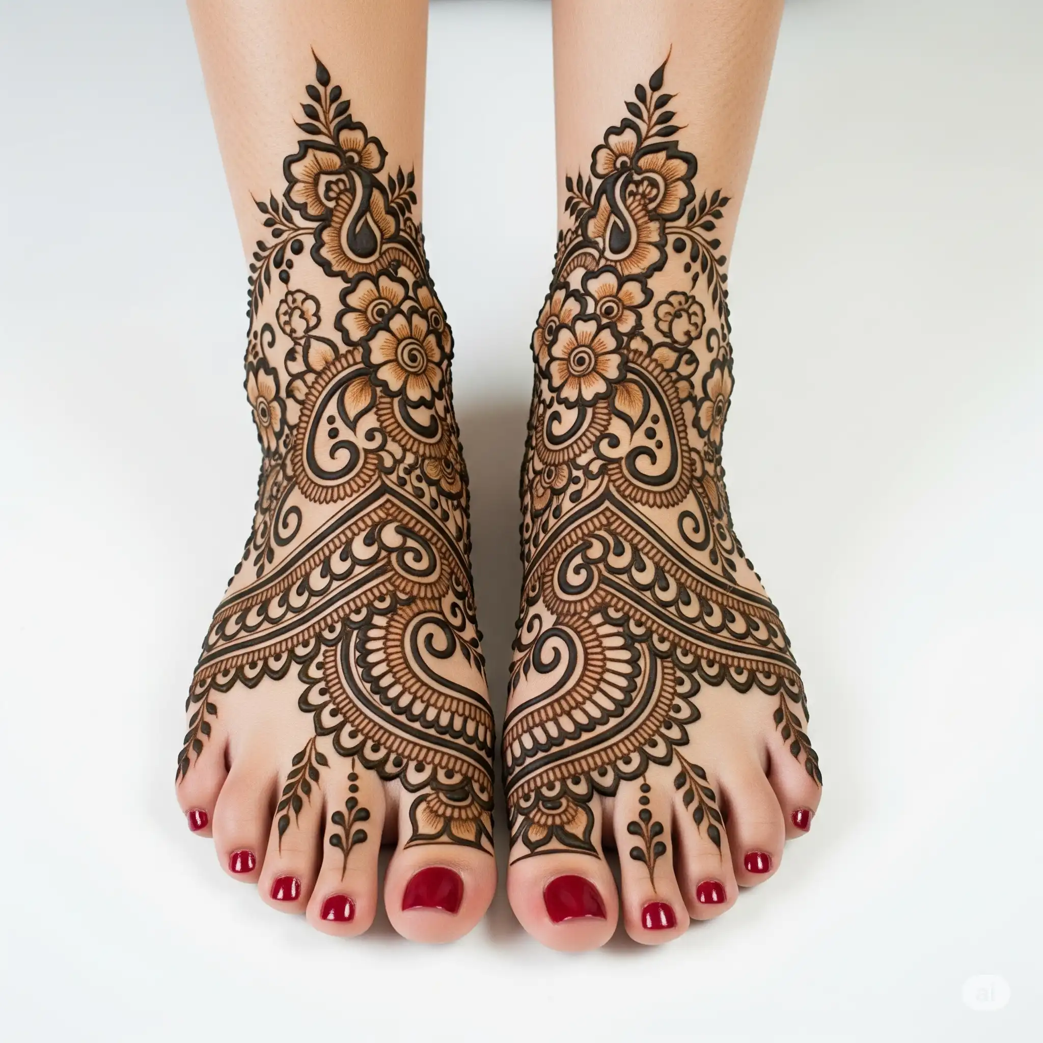 Leg mehndi design 85 Leg mehndi design 85