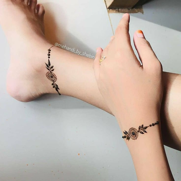 Leg mehndi design 9 Leg mehndi design 9