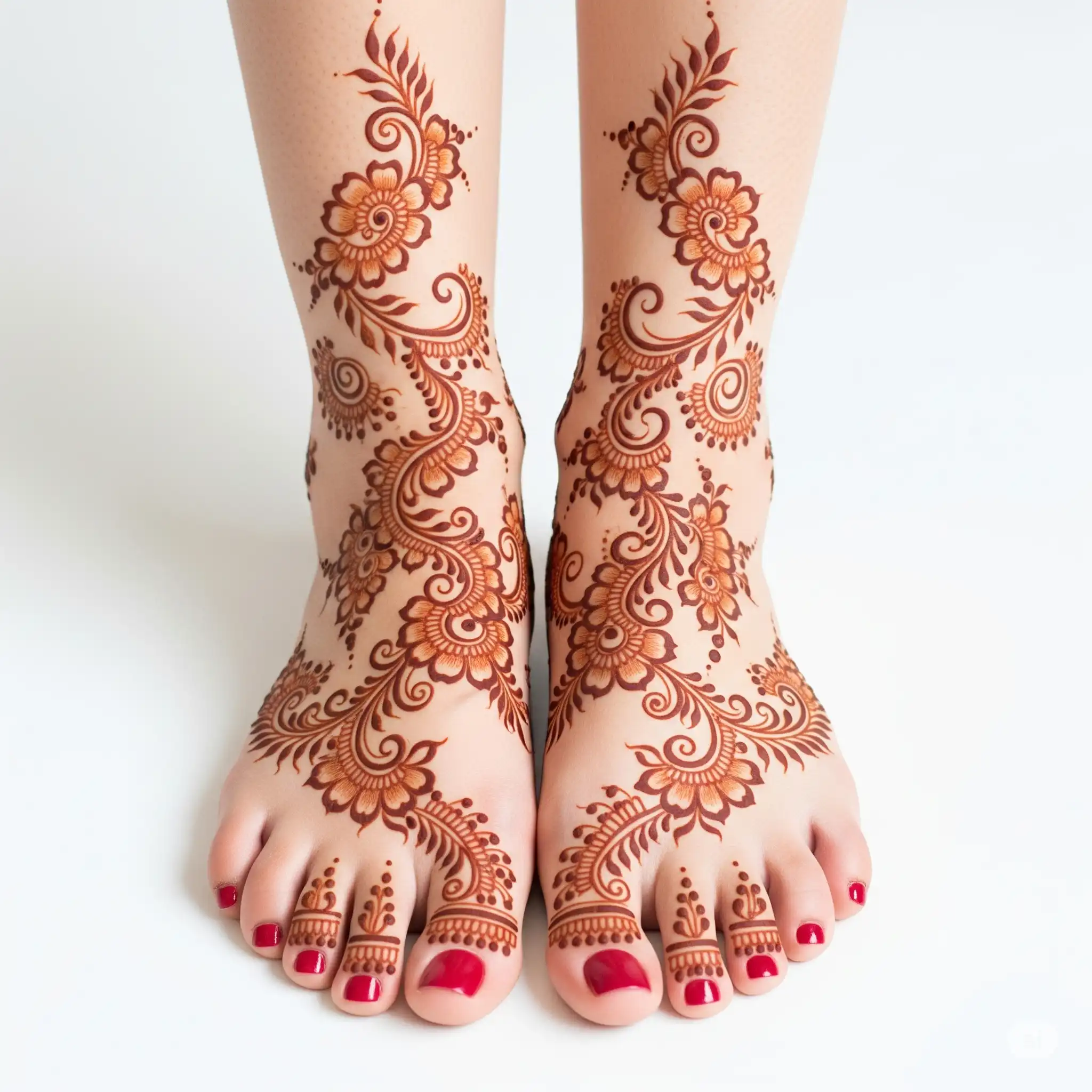 Leg mehndi design 96 Leg mehndi design 96